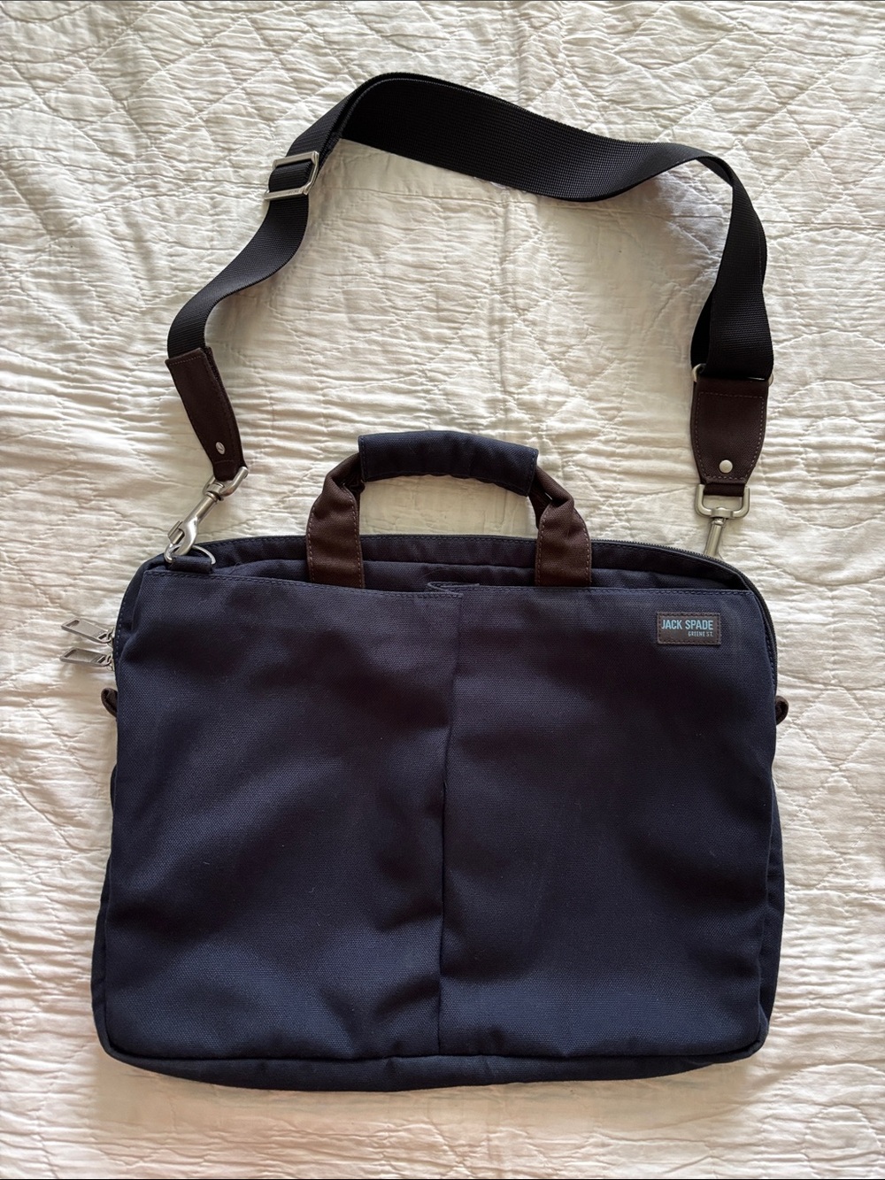 Jack Spade Canvas Messenger Bag